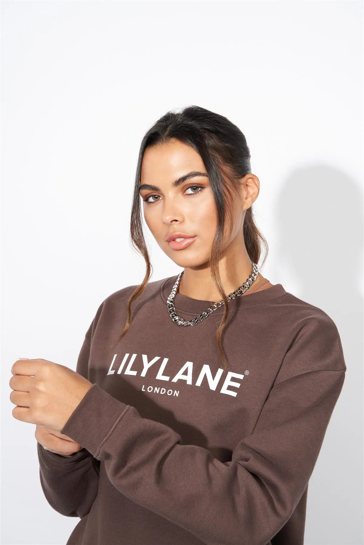 Ladies Lily Lane Valeria Crew Brown sold by Brand Corner product image thumbnail 3