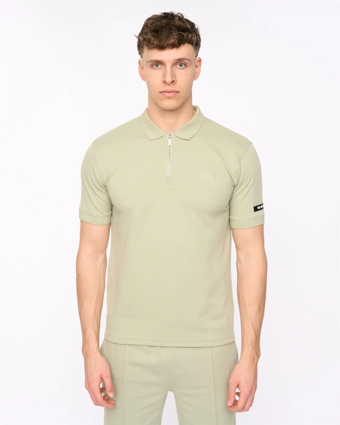 Mens Sherborn Polo Light Olive sold by Brand Corner