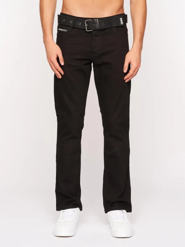 Princed Denim Jeans Solid Black sold by Brand Corner
