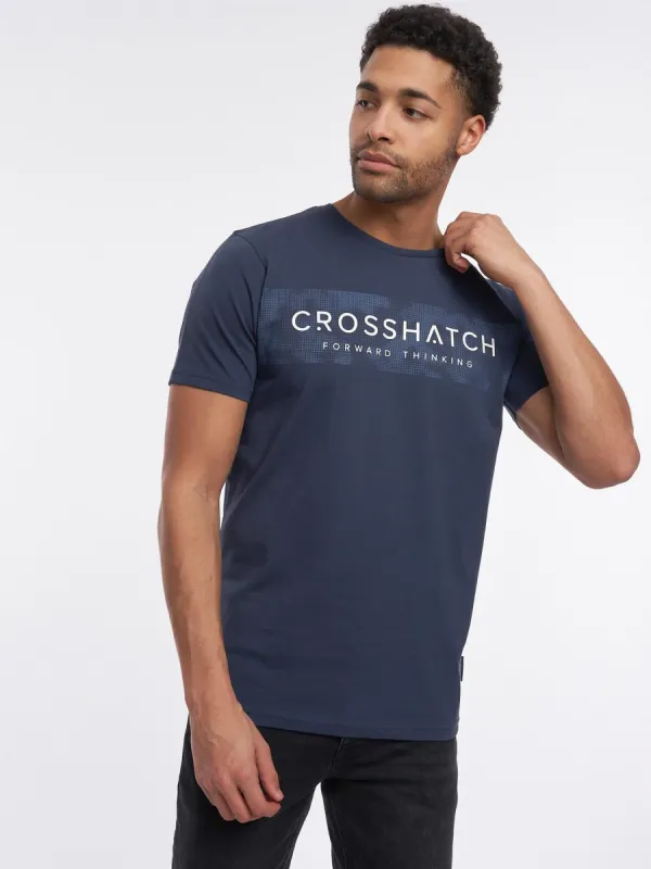 Westbrick Camo Panel T-Shirt Navy sold by Brand Corner