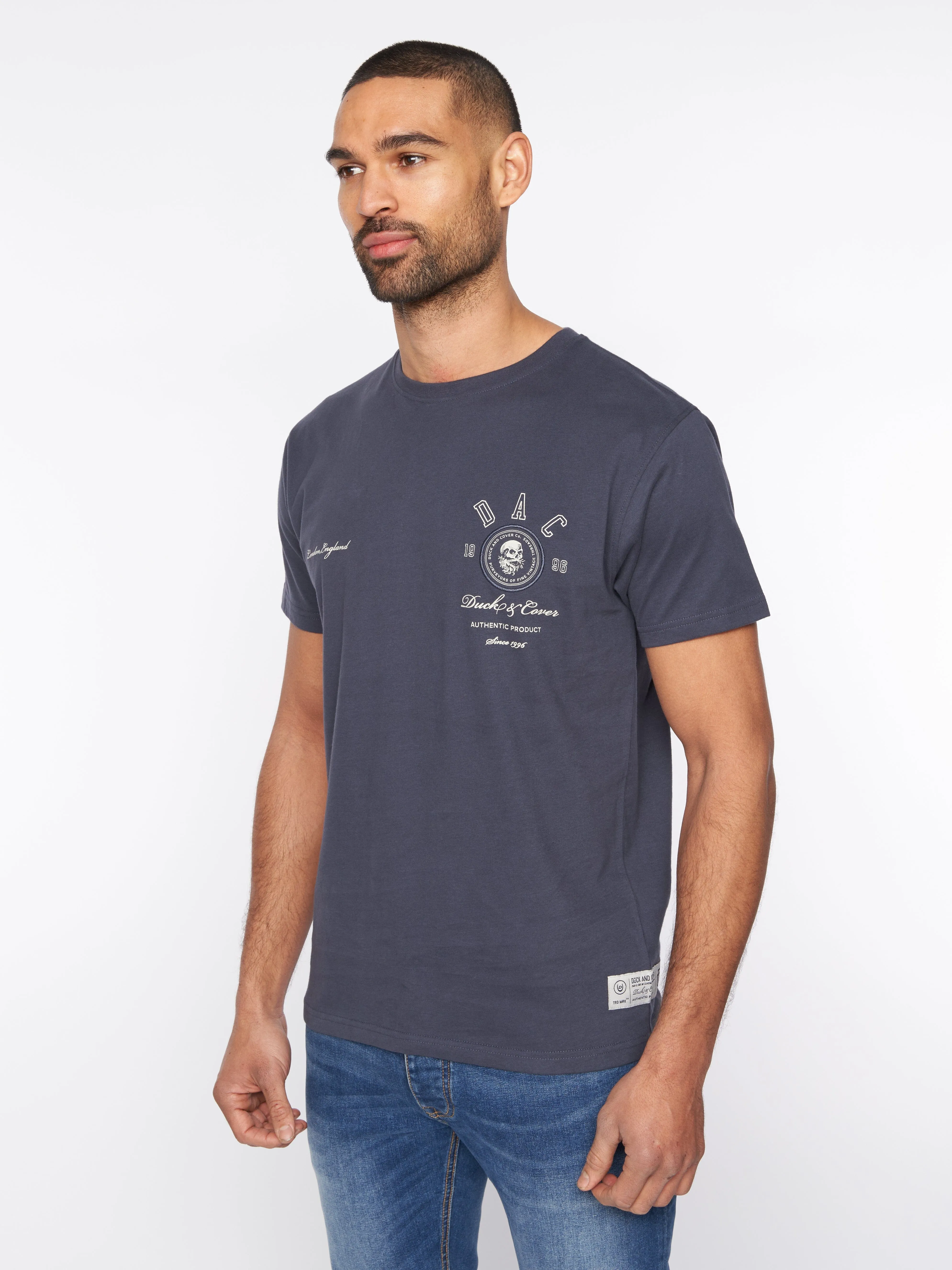 Harrell T-Shirt Navy sold by Brand Corner product image thumbnail 2