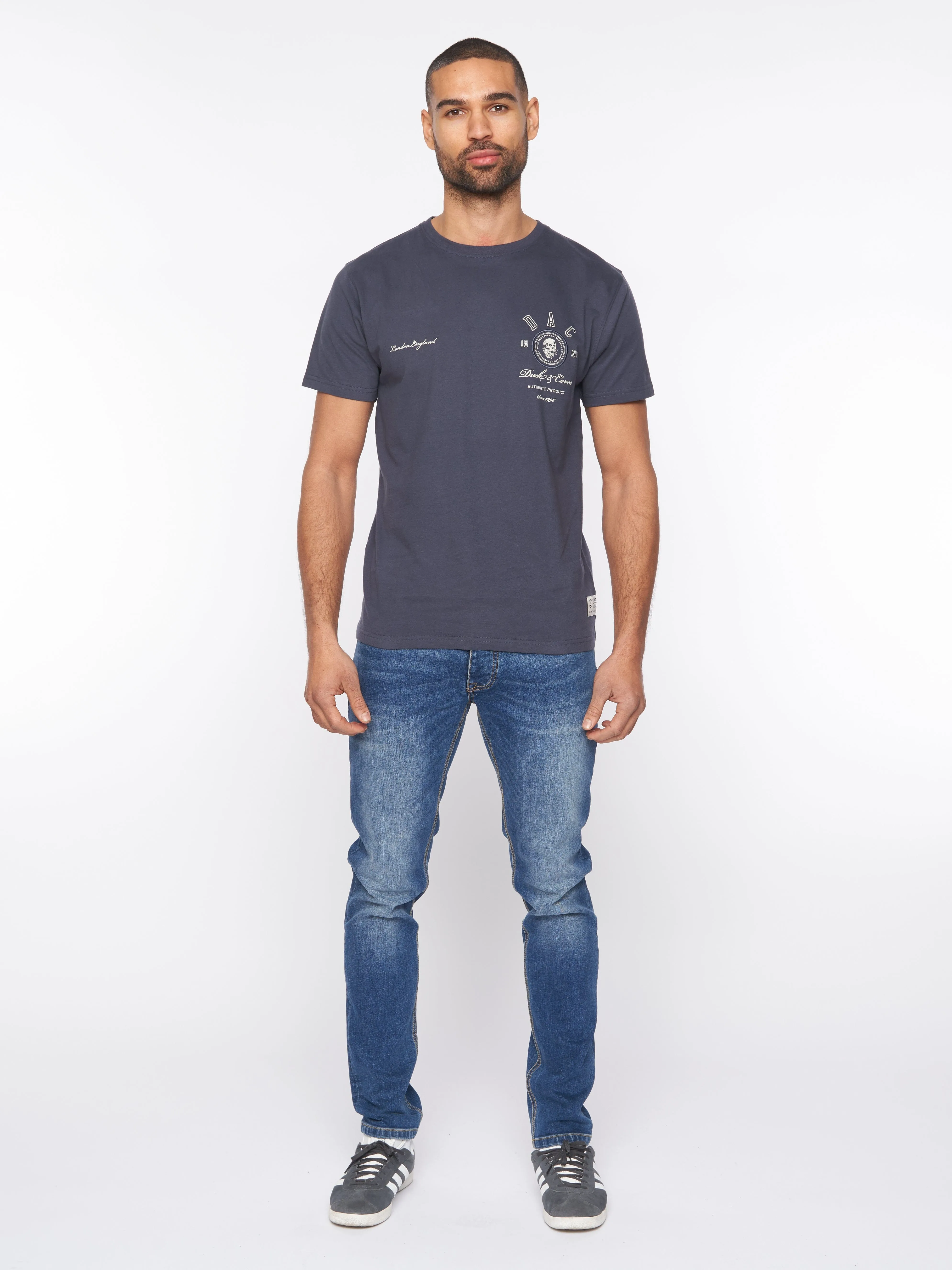 Harrell T-Shirt Navy sold by Brand Corner product image thumbnail 3