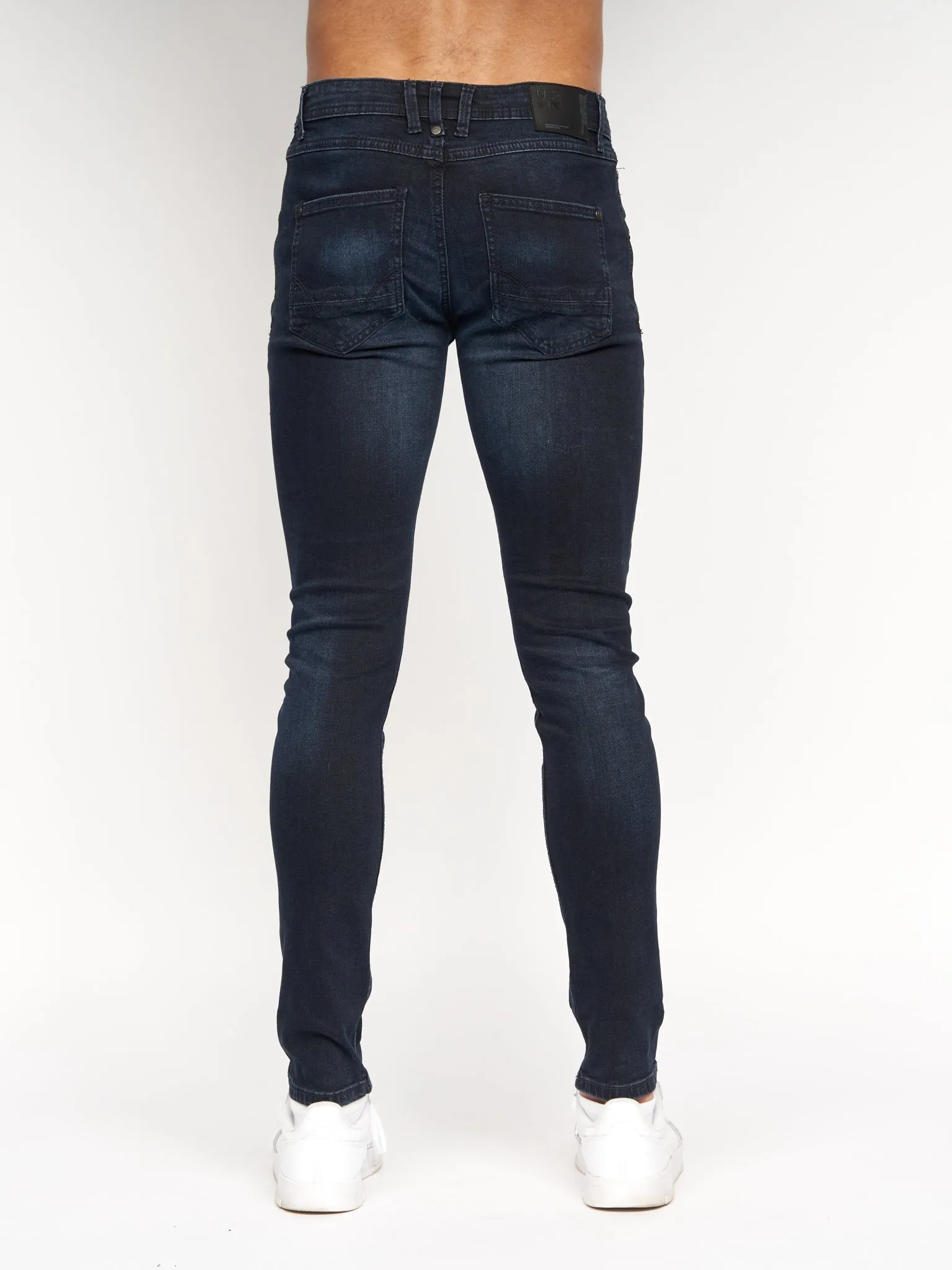 Mens Maylead Slim Fit Jeans Blue Black sold by Brand Corner product image thumbnail 3