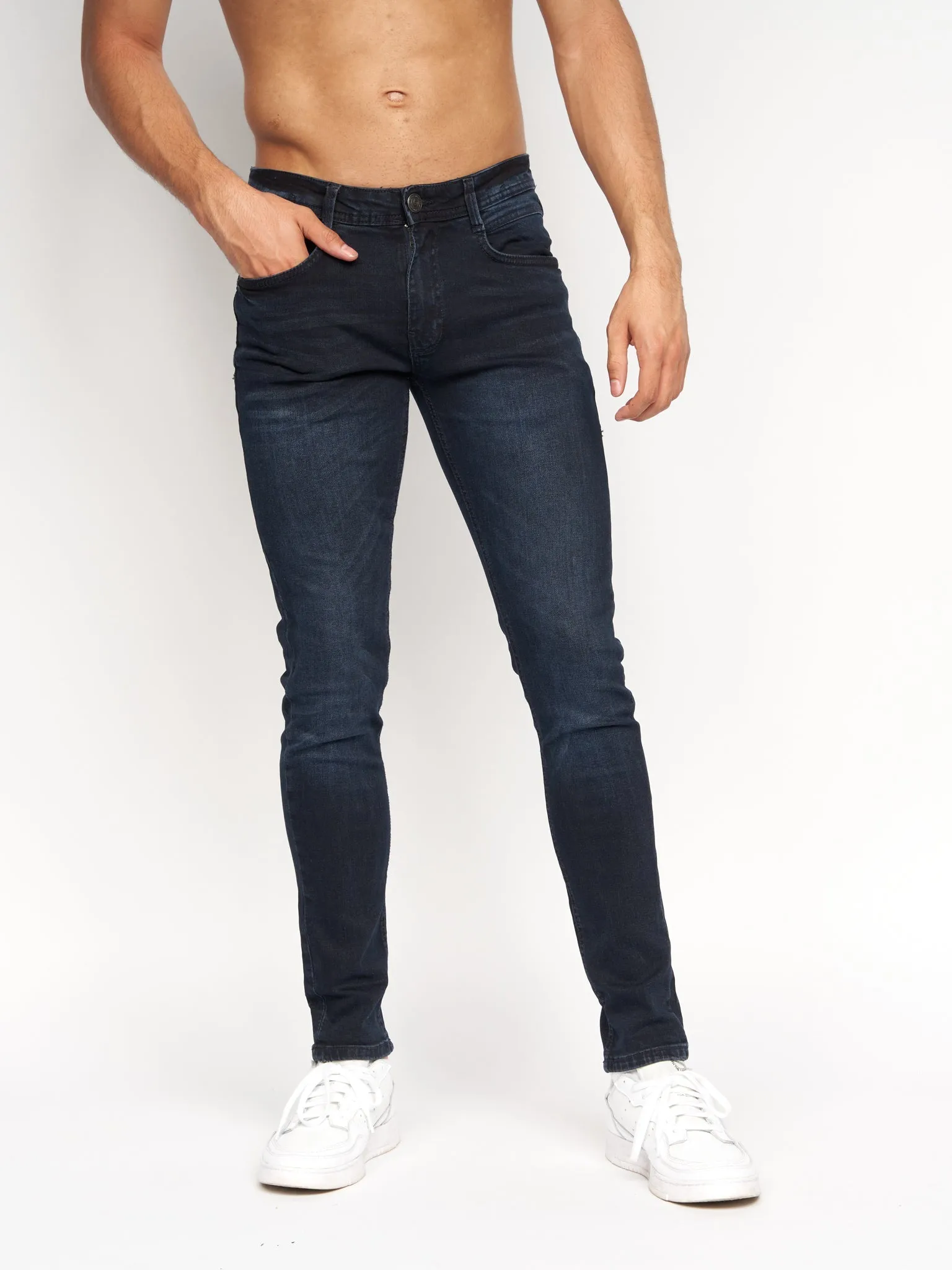 Mens Maylead Slim Fit Jeans Blue Black sold by Brand Corner product image thumbnail 2