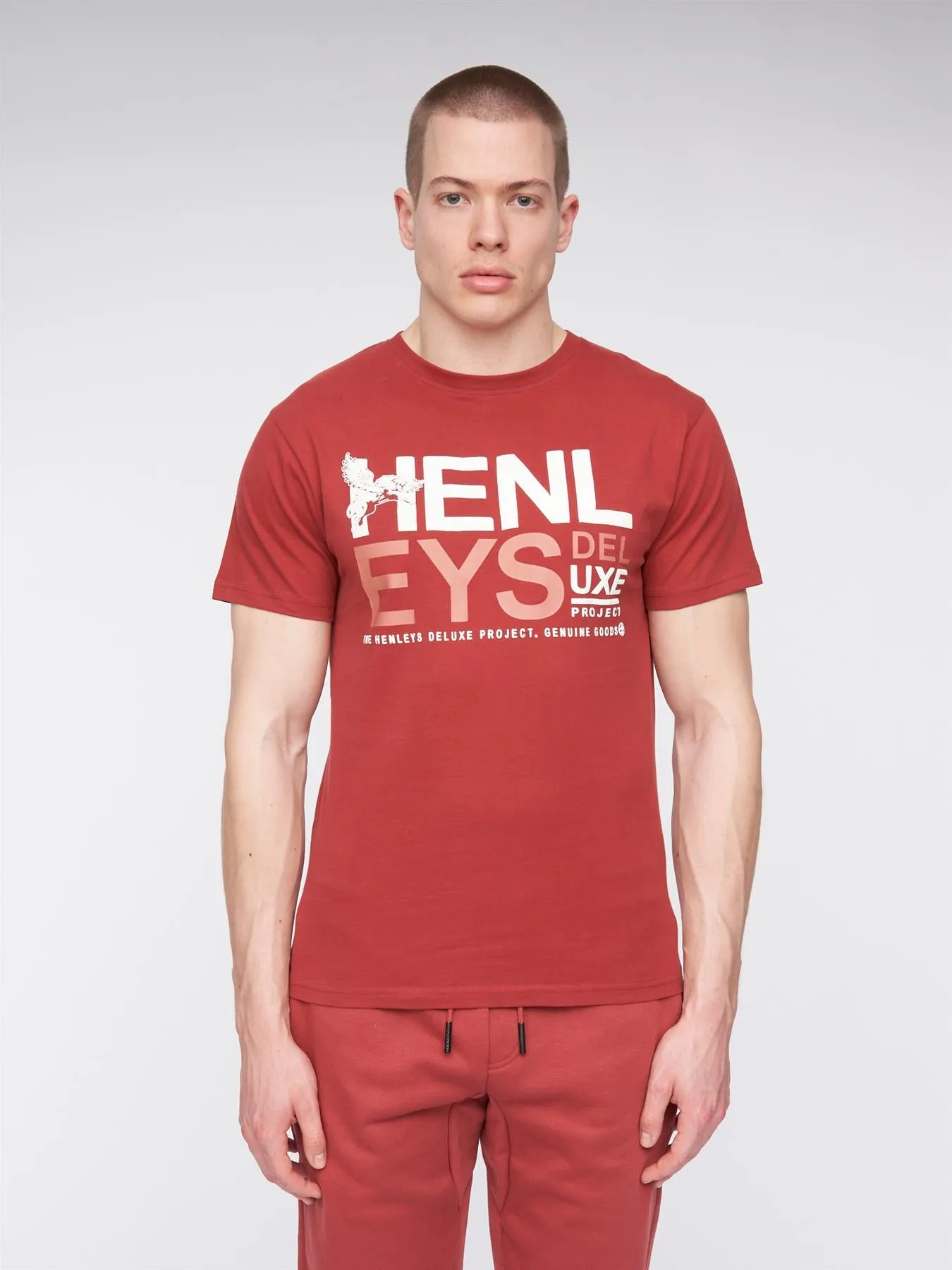 Mens Classhen T-Shirt Deep Red sold by Brand Corner