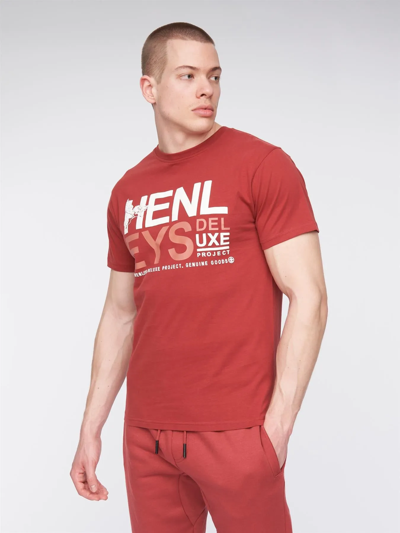 Mens Classhen T-Shirt Deep Red sold by Brand Corner product image thumbnail 3