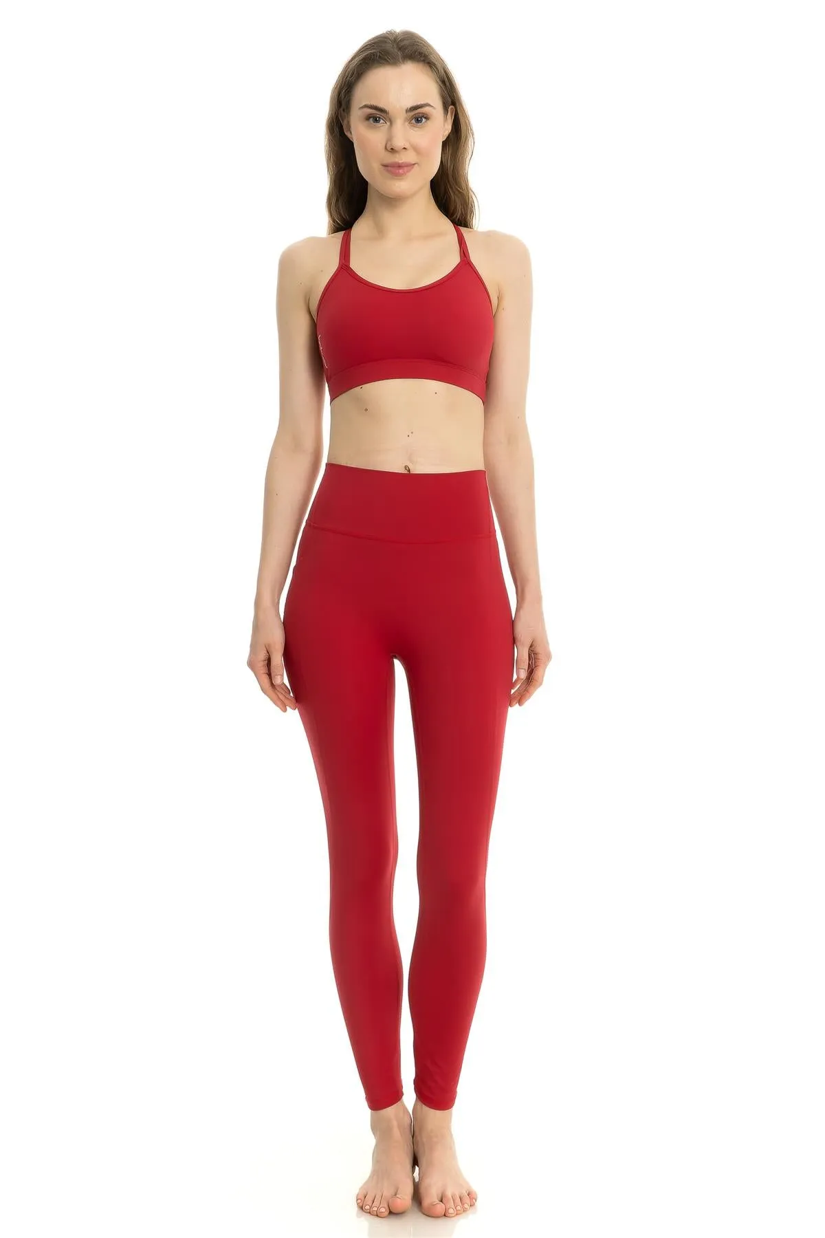 Womens Amaya Sports Bra Red sold by Brand Corner product image thumbnail 3