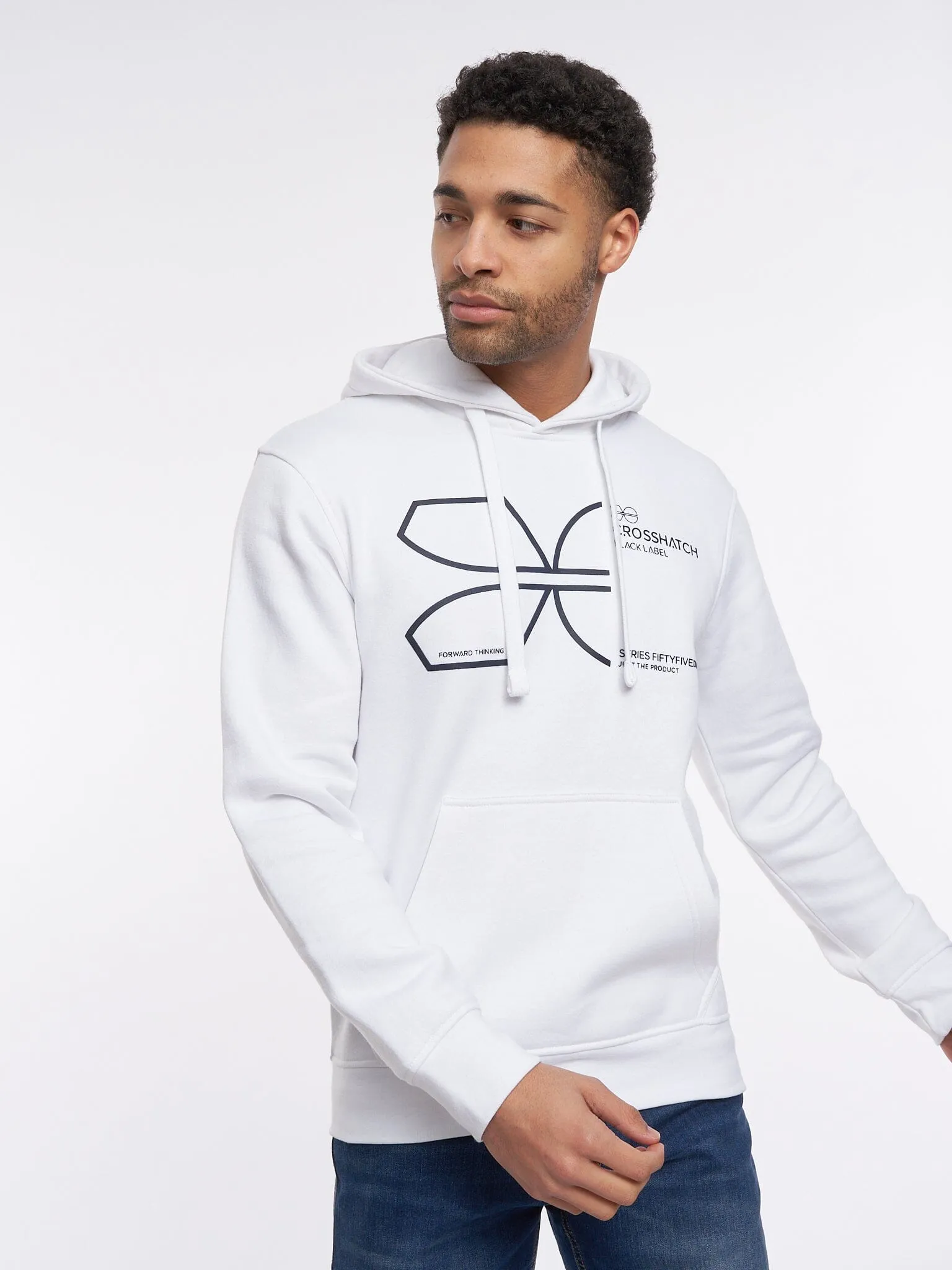 Cutups Hoodie White sold by Brand Corner