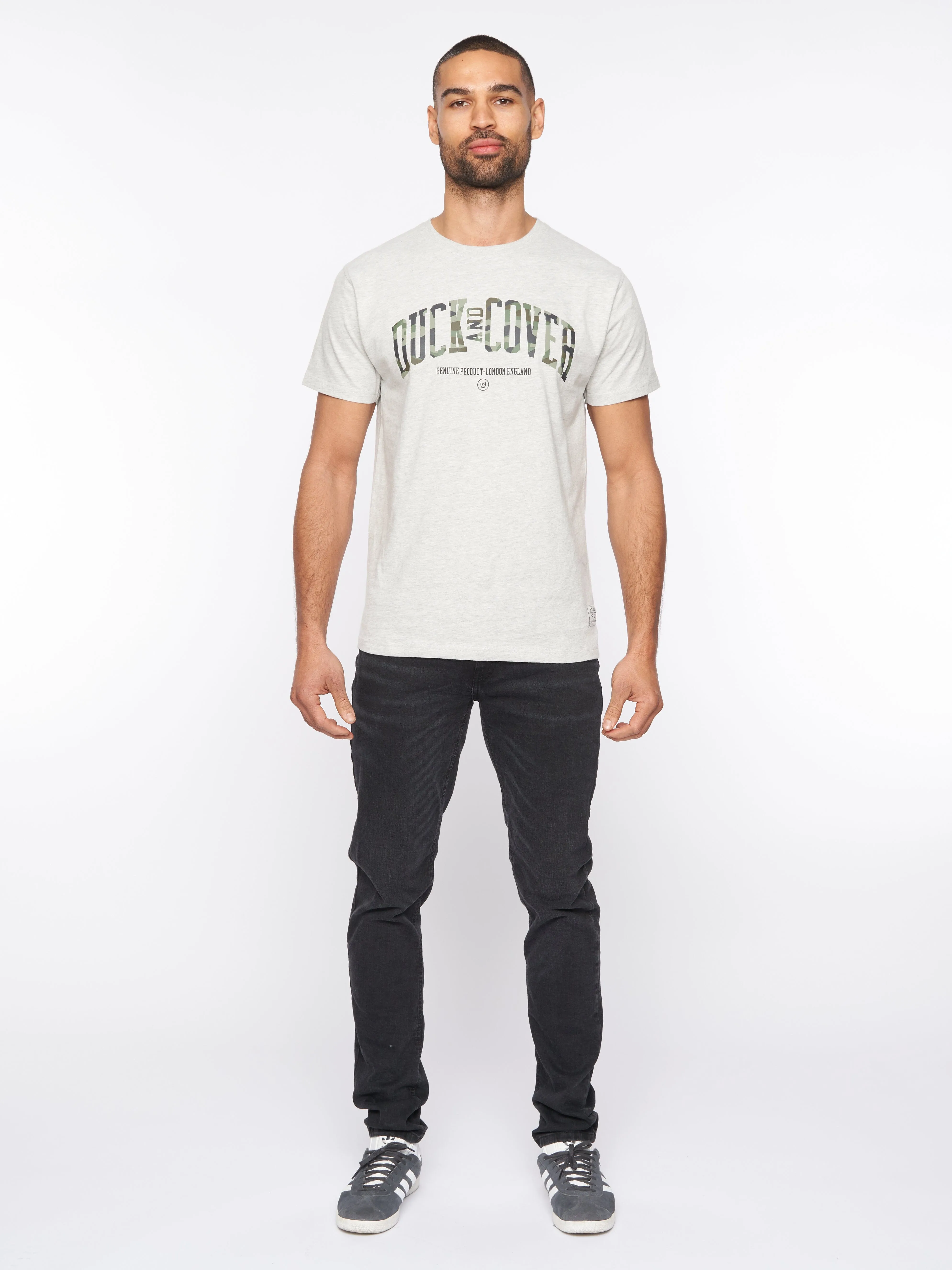 Shaffer T-Shirt Grey Marl sold by Brand Corner product image thumbnail 3