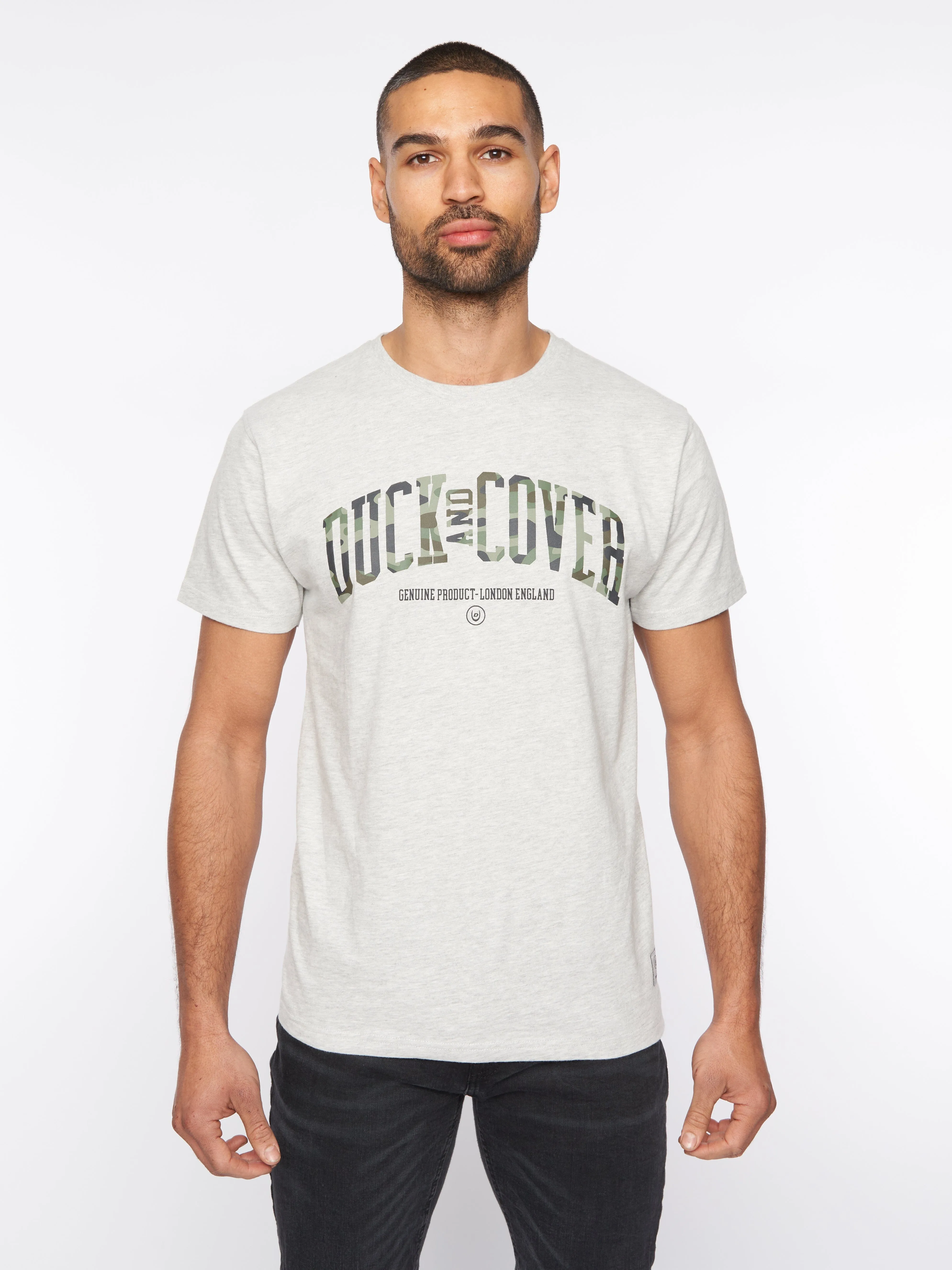 Shaffer T-Shirt Grey Marl sold by Brand Corner