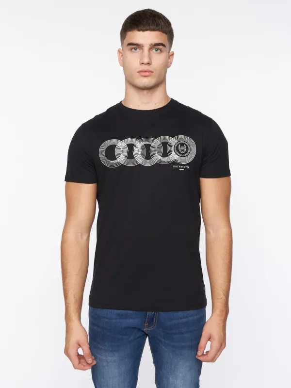 Vortexa T-Shirt Black made by Brand Corner