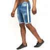 Crosshatch Mens Playmore Denim Shorts Stone Wash sold by Brand Corner