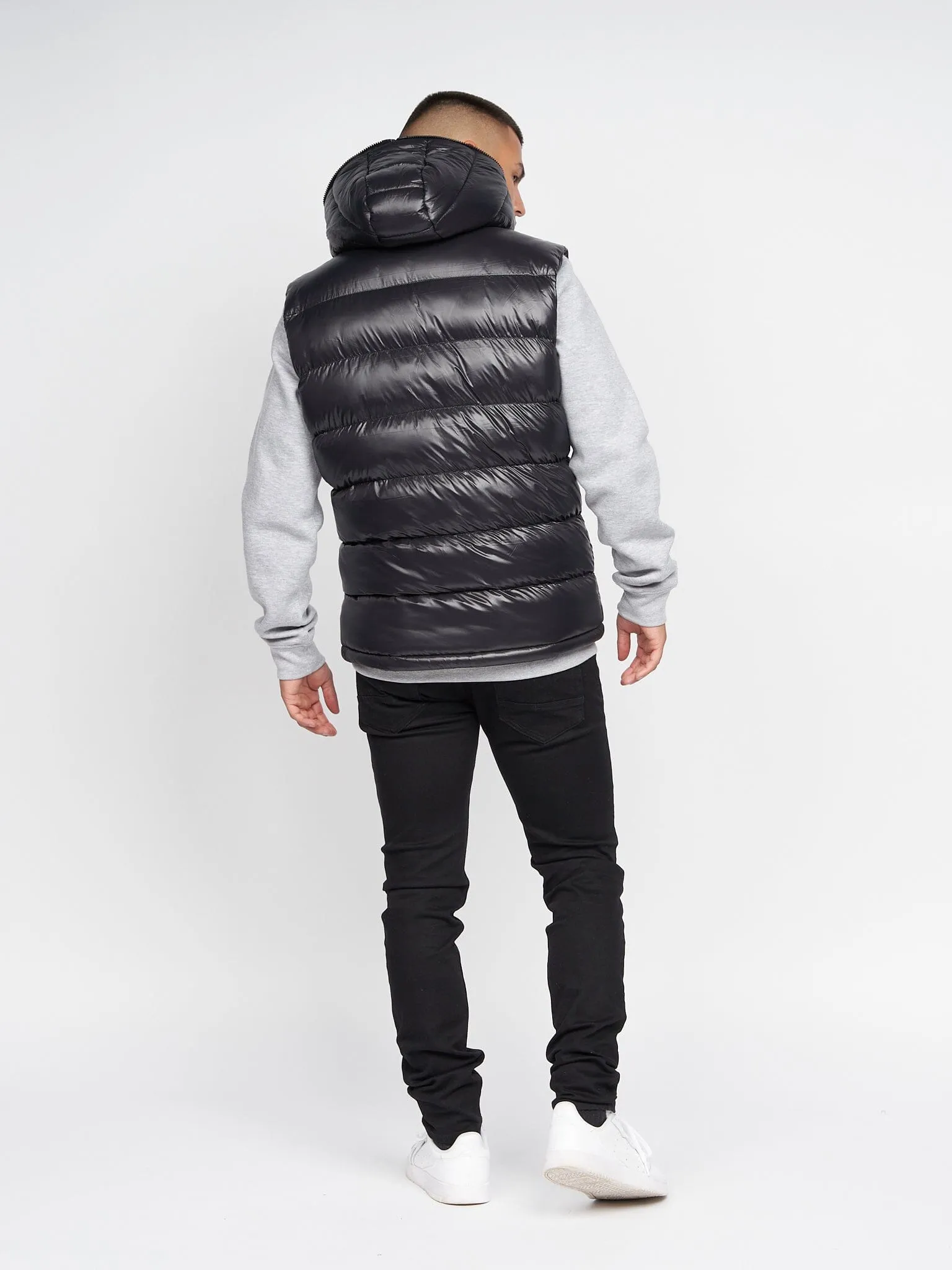 Mateo Hooded Gilet Black sold by Brand Corner product image thumbnail 4