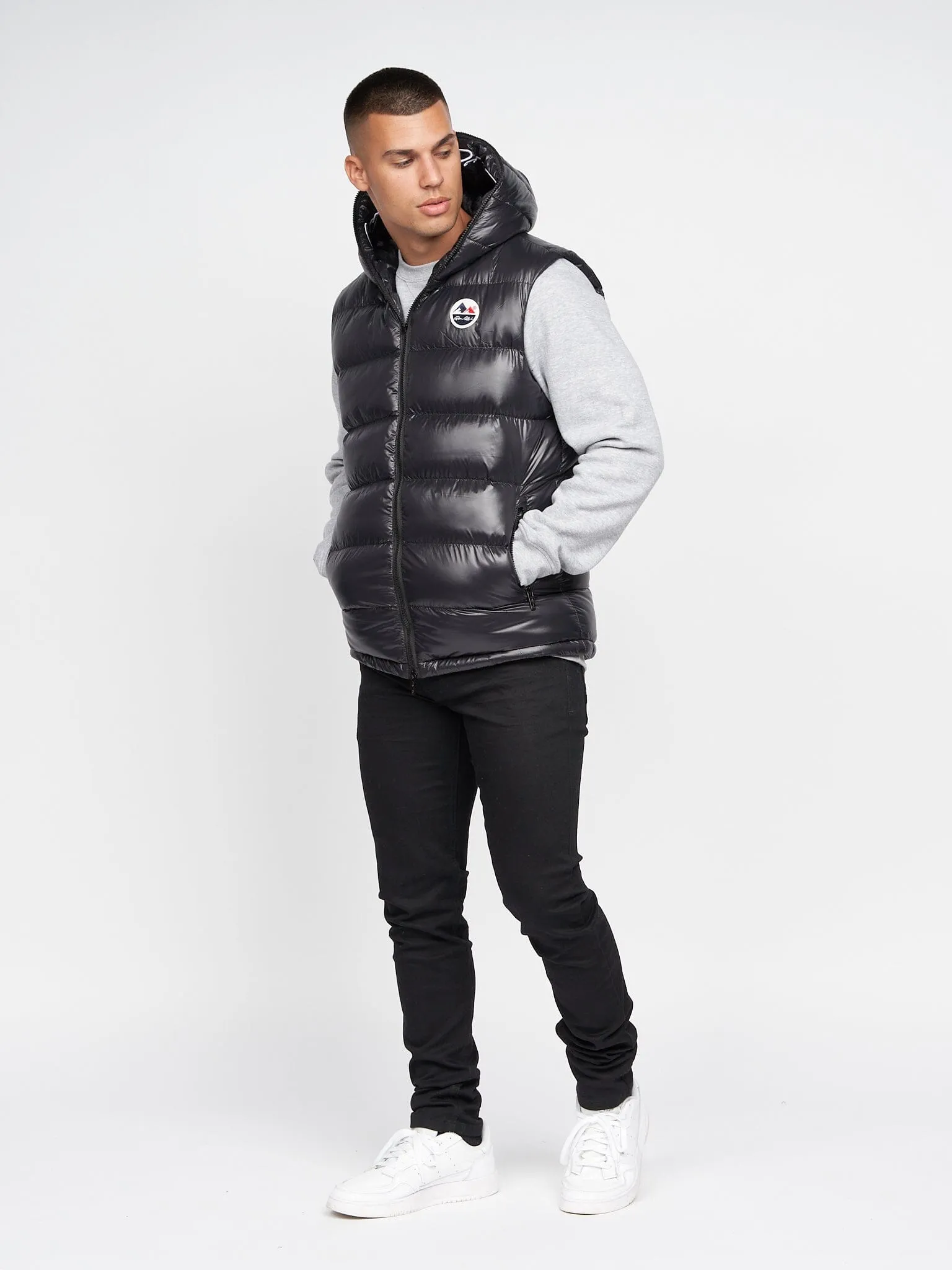 Mateo Hooded Gilet Black sold by Brand Corner product image thumbnail 2