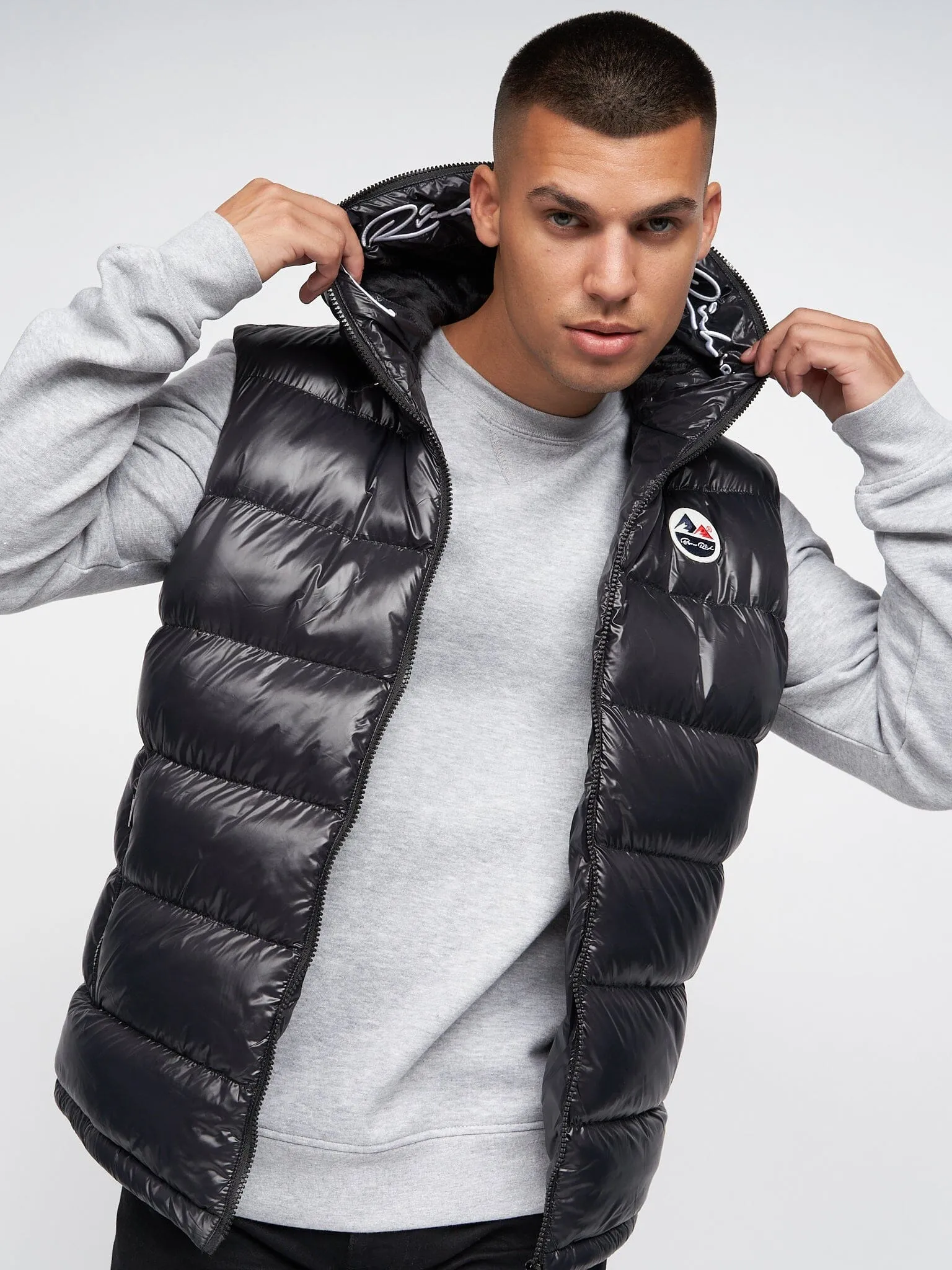 Mateo Hooded Gilet Black sold by Brand Corner product image thumbnail 3