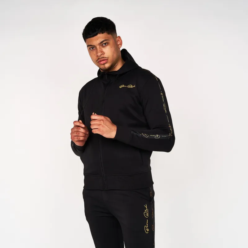 Born Rich Mens Daprela Tracktop Hoodie Black sold by Brand Corner