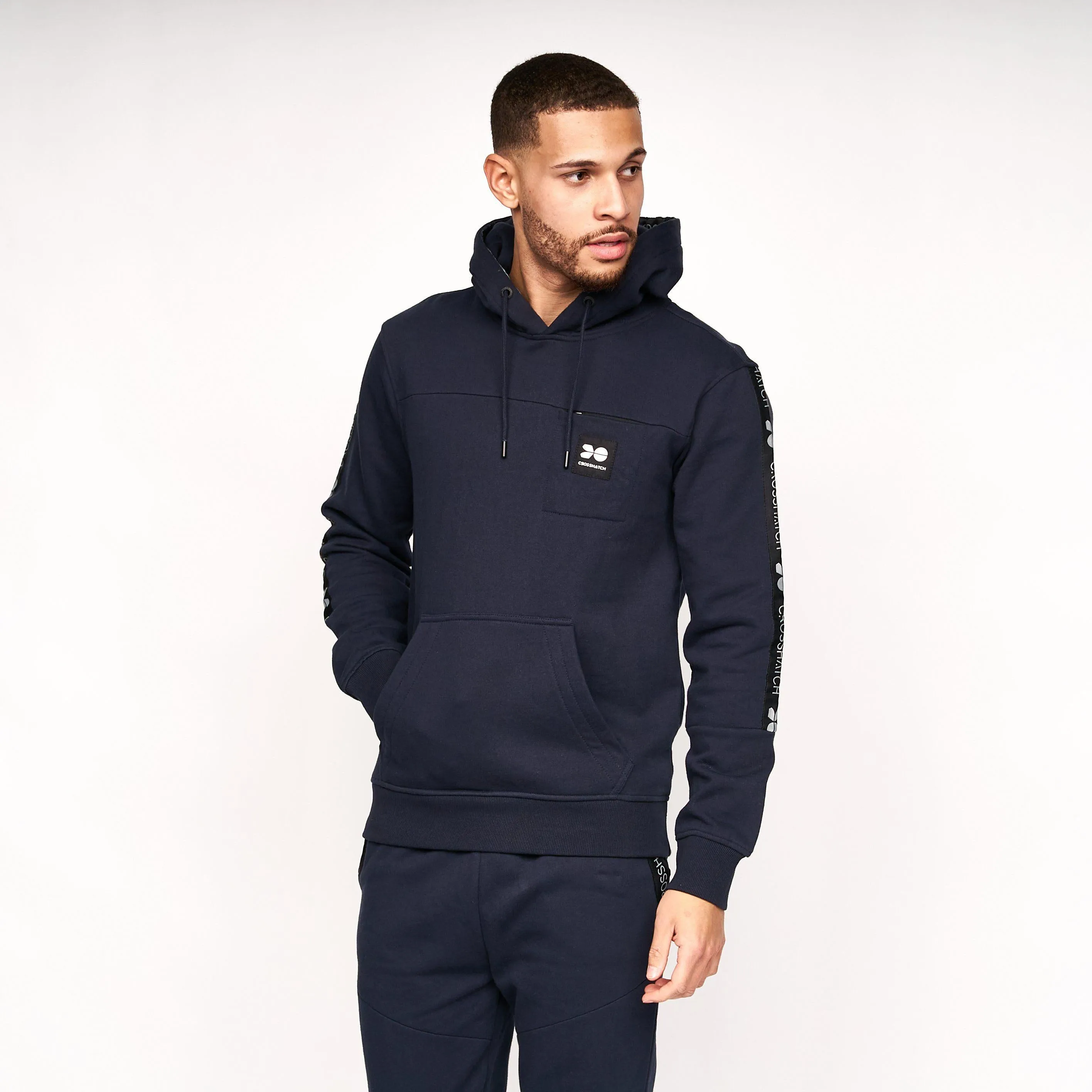Mens Tapeworth Hoodie Navy sold by Brand Corner product image thumbnail 5