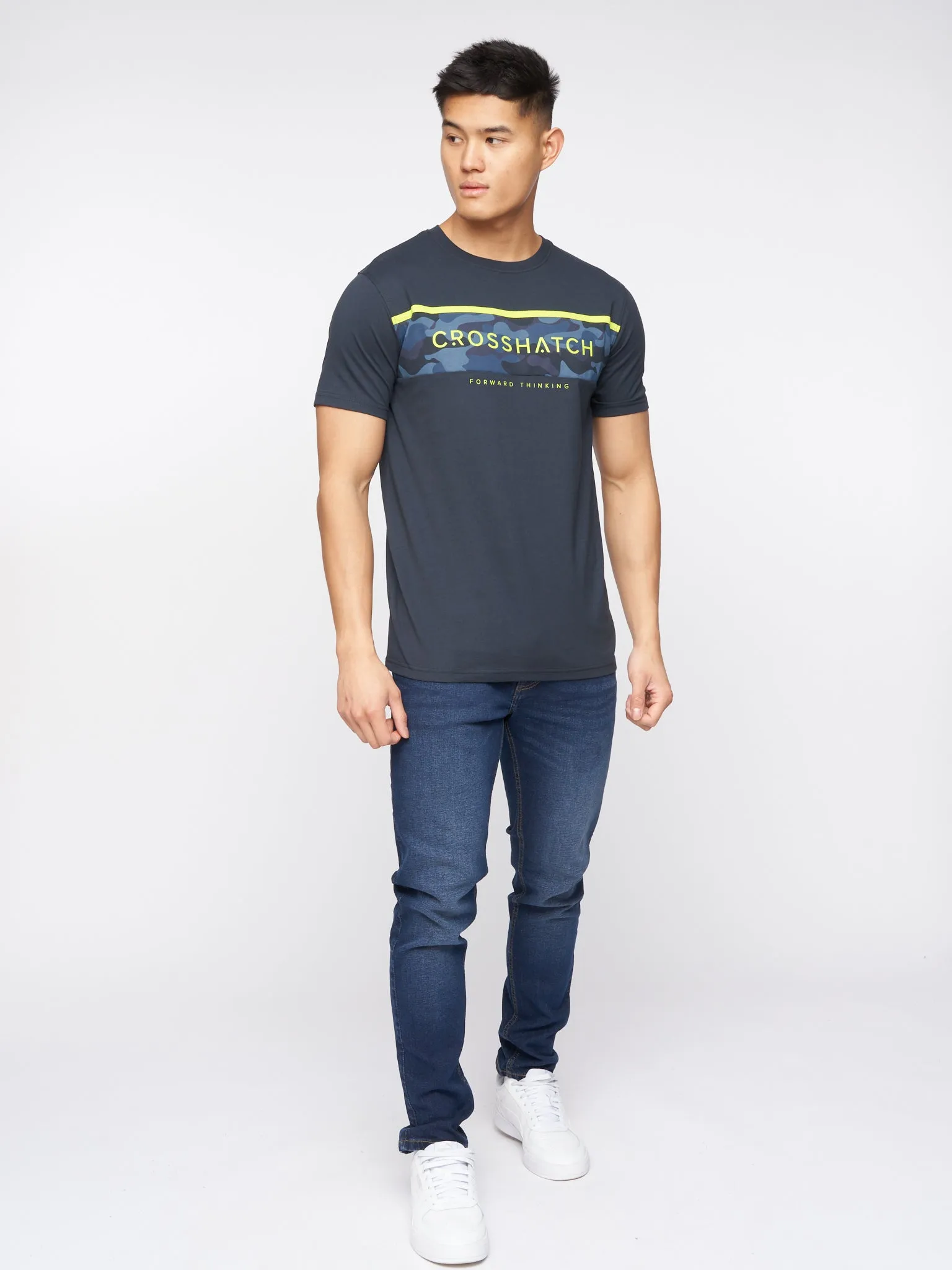 Neoline Camo T-Shirt Navy sold by Brand Corner