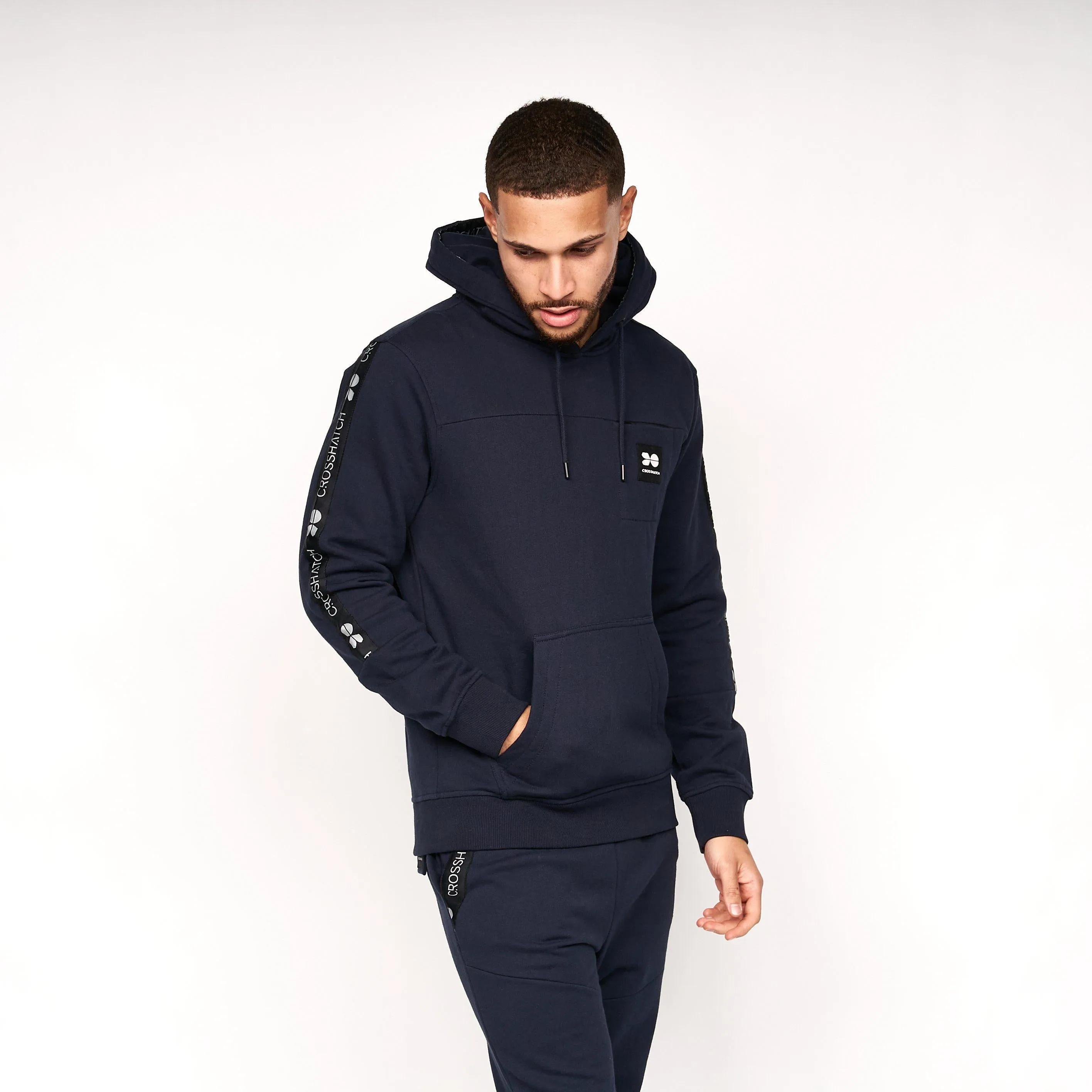 Mens Tapeworth Hoodie Navy sold by Brand Corner product image thumbnail 3