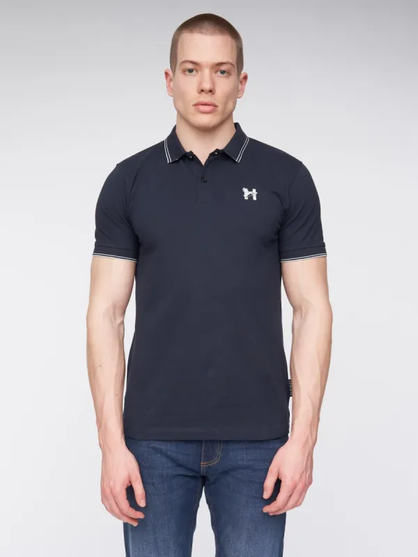 Mens Henflare Polo Navy sold by Brand Corner