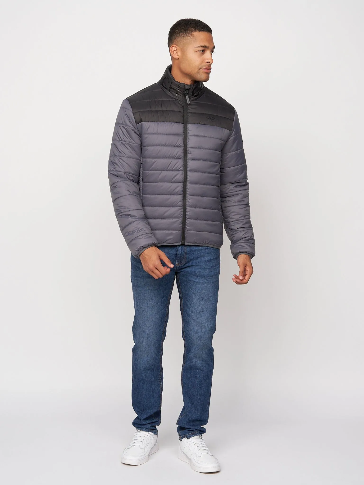 Presnell High Neck Jacket Charcoal sold by Brand Corner product image thumbnail 5