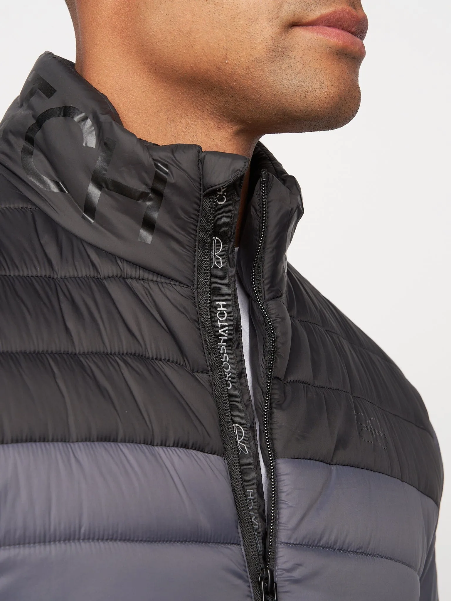 Presnell High Neck Jacket Charcoal sold by Brand Corner product image thumbnail 3