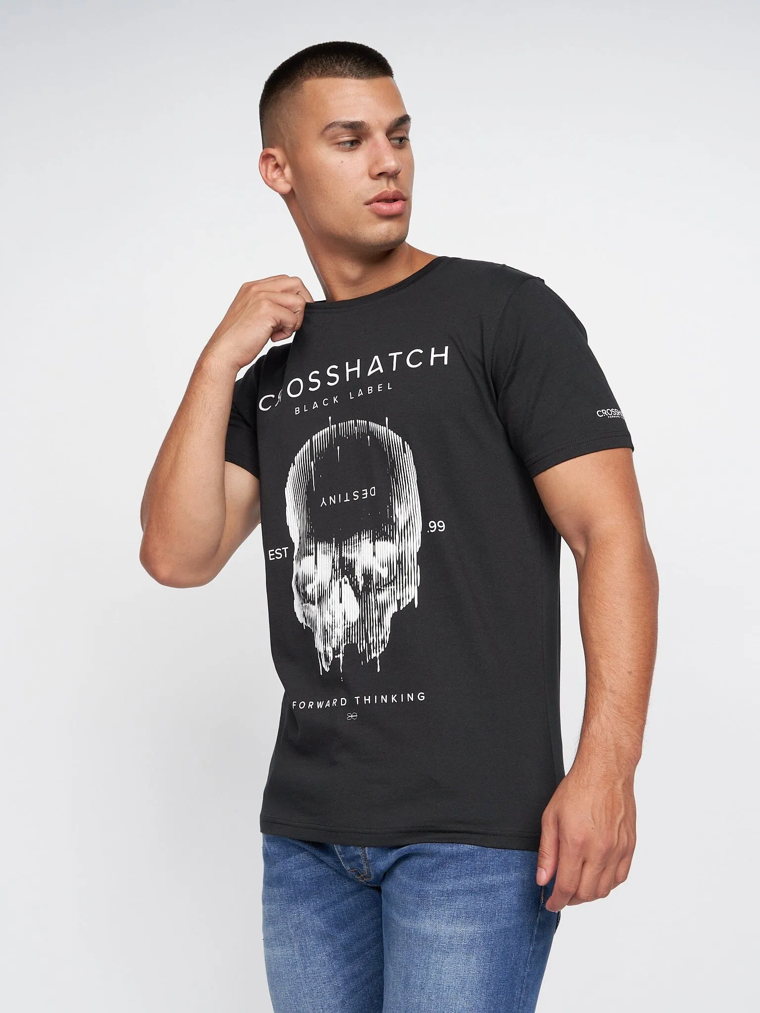 Skulfux T-Shirt 2pk Black/White sold by Brand Corner product image thumbnail 3