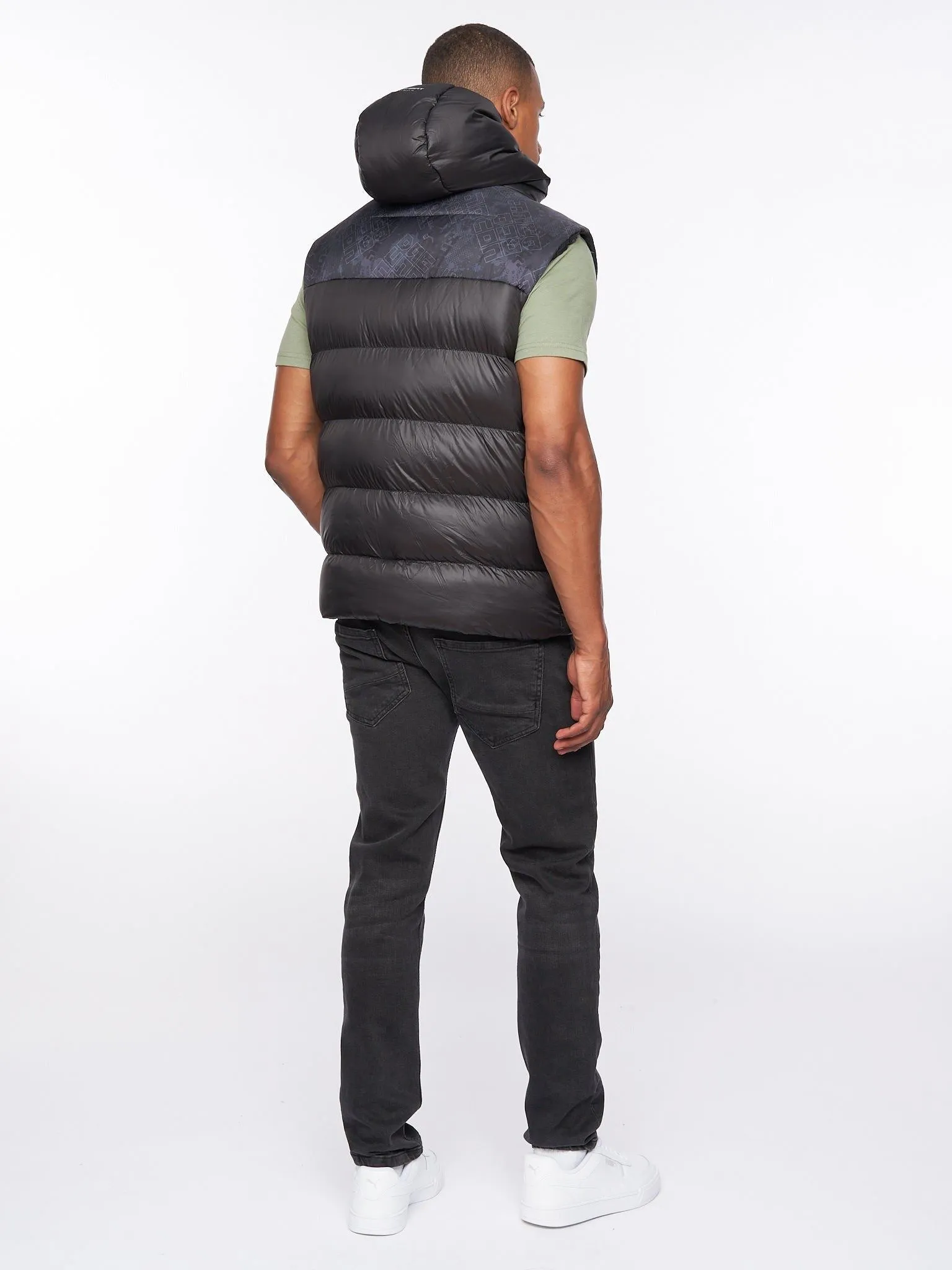 Rierson Hooded Gilet Black sold by Brand Corner product image thumbnail 4