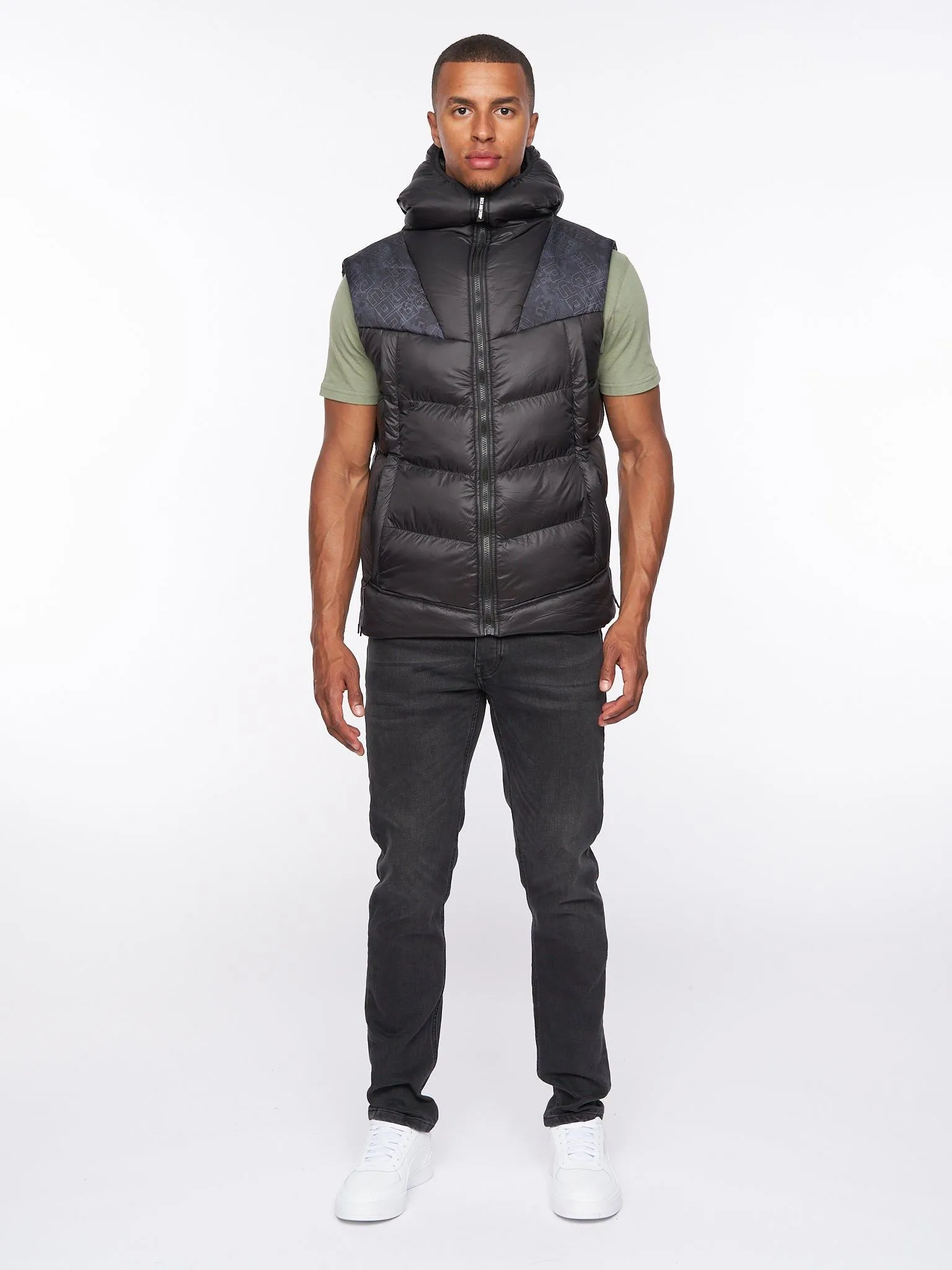 Rierson Hooded Gilet Black sold by Brand Corner product image thumbnail 2