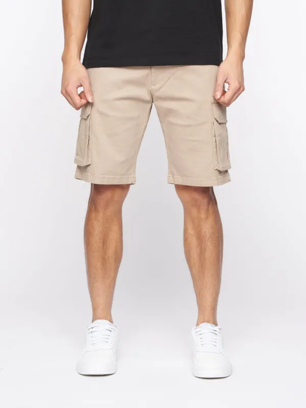 Frentons Cargo Shorts Stone sold by Brand Corner