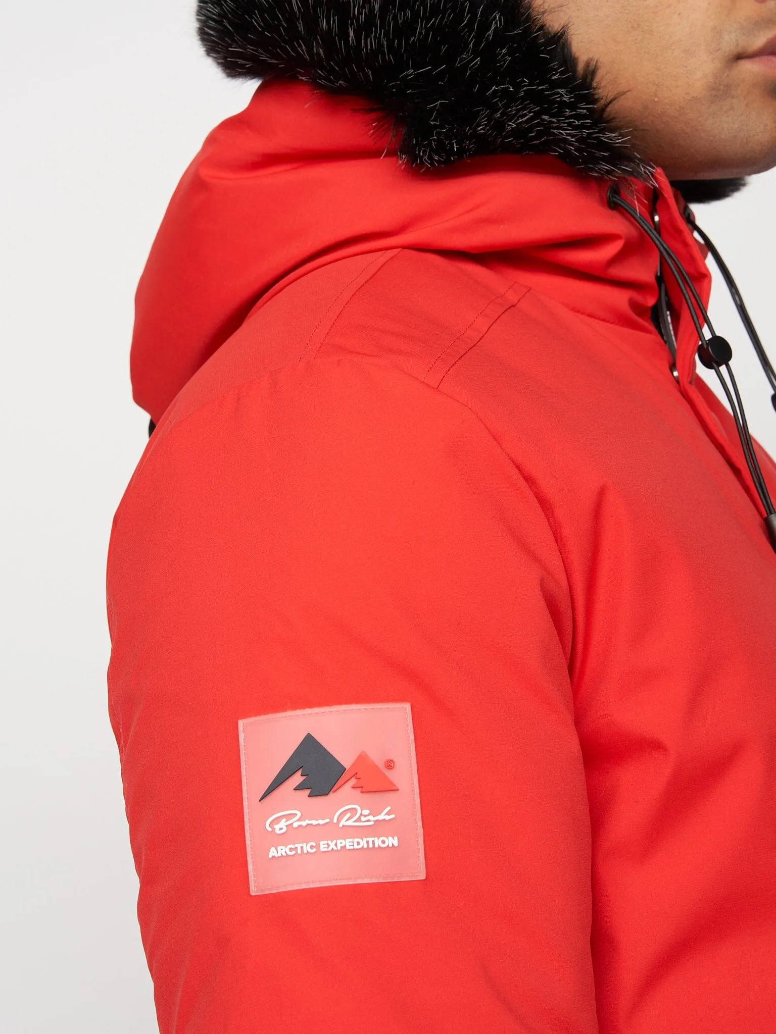 Emarnos Hooded Bomber Jacket Red sold by Brand Corner product image thumbnail 5