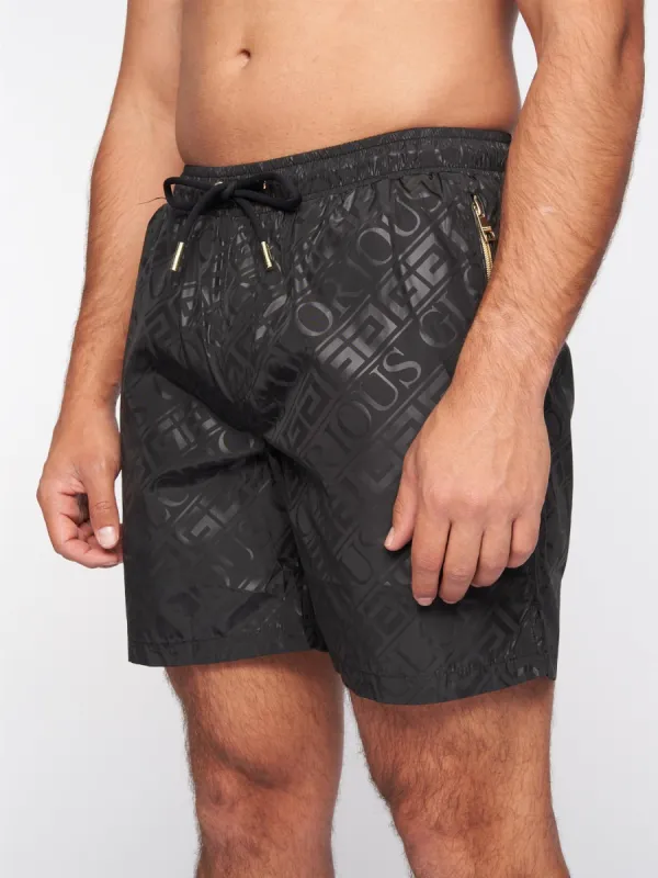 Mens Bantu Swimshort Jet Black sold by Brand Corner