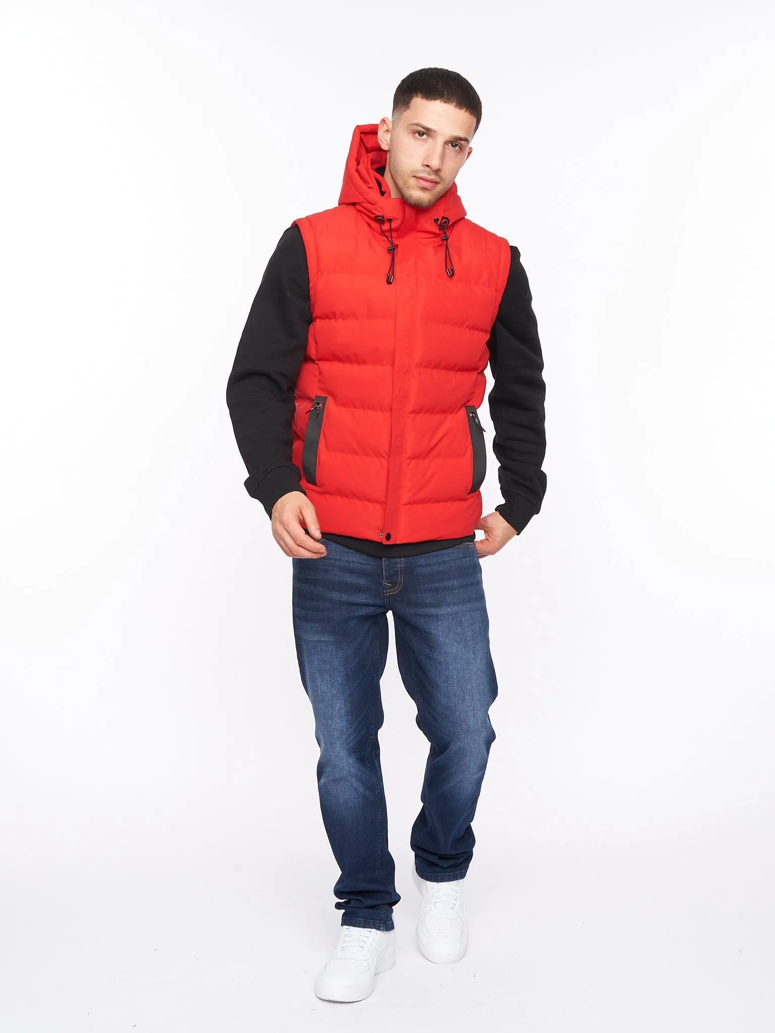 Mens Kampleys Embossed Gilet Red sold by Brand Corner product image thumbnail 3