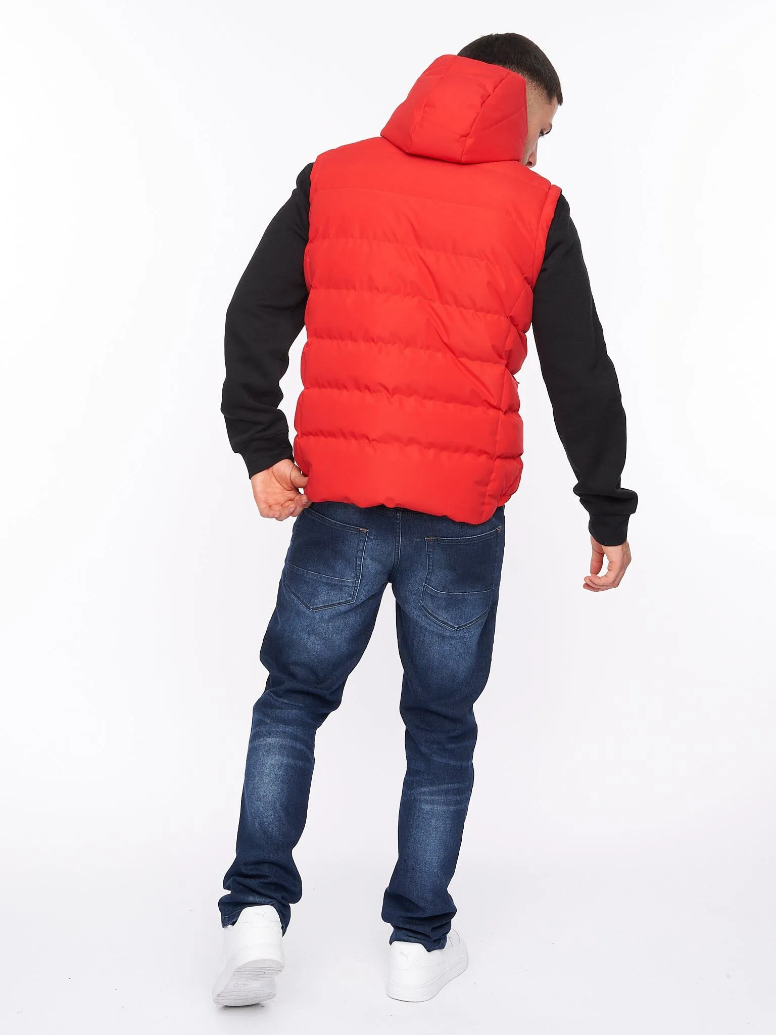 Mens Kampleys Embossed Gilet Red sold by Brand Corner product image thumbnail 4