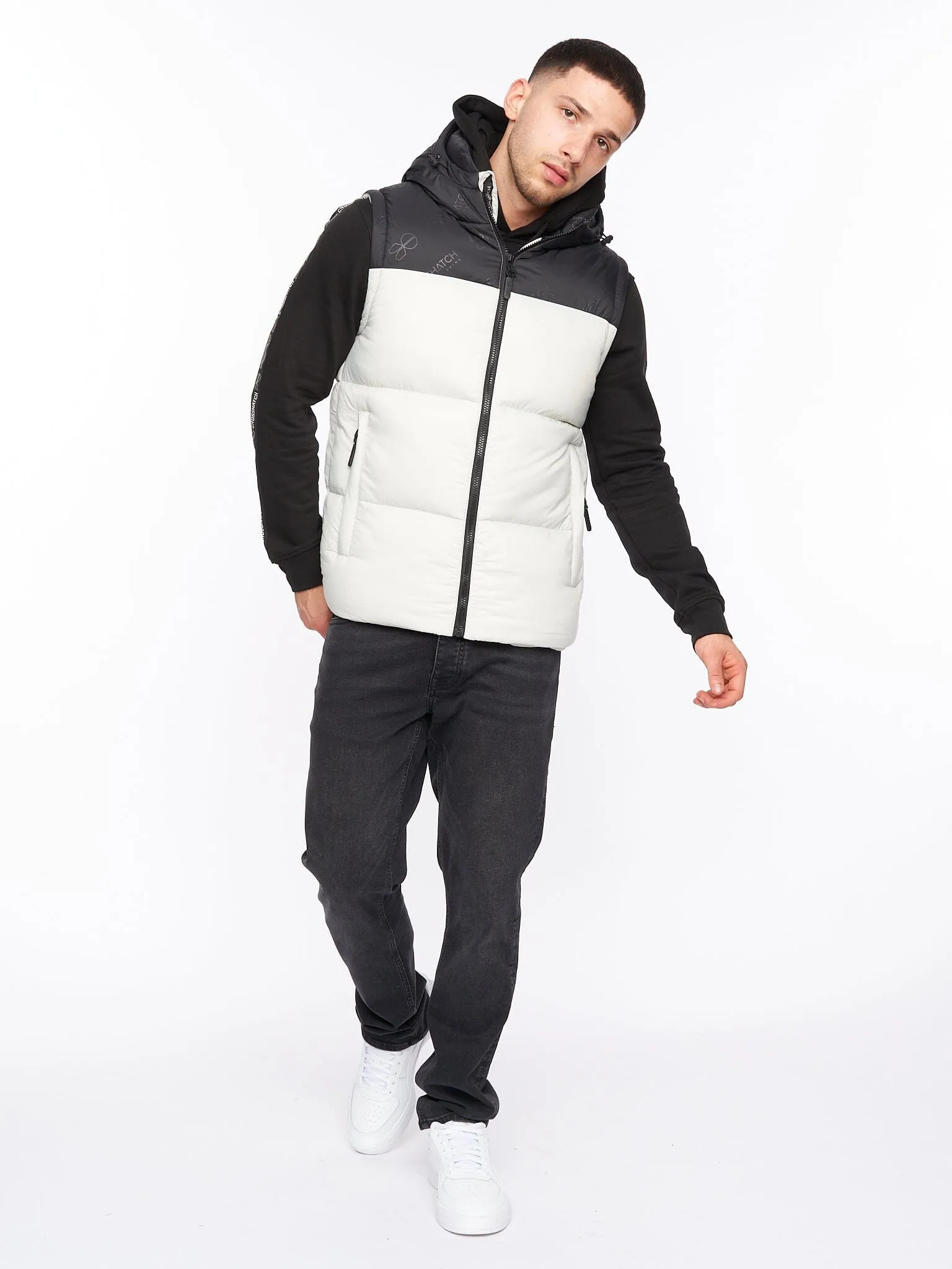 Chemerley Hooded Gilet Putty sold by Brand Corner product image thumbnail 3