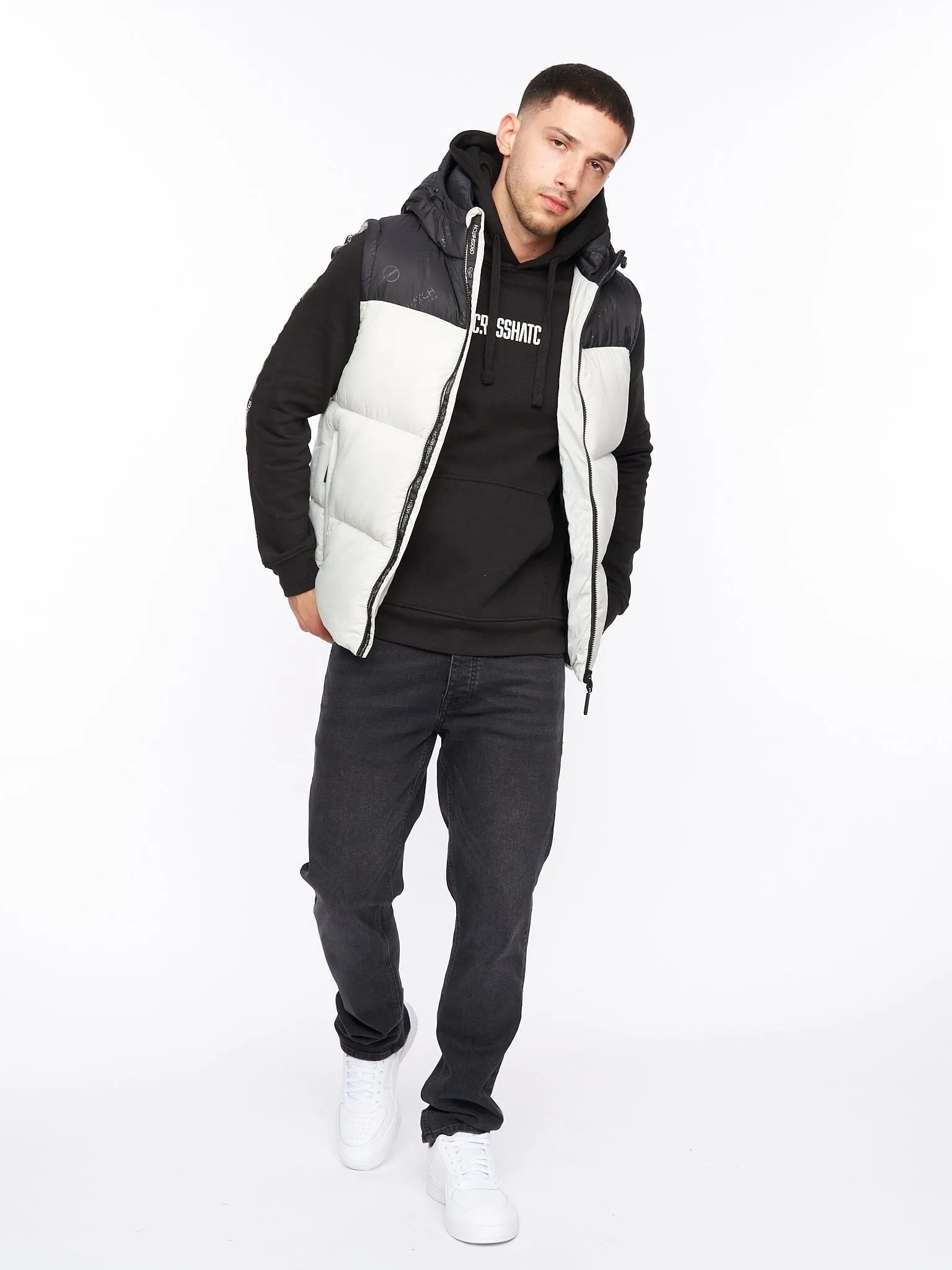 Chemerley Hooded Gilet Putty sold by Brand Corner product image thumbnail 2