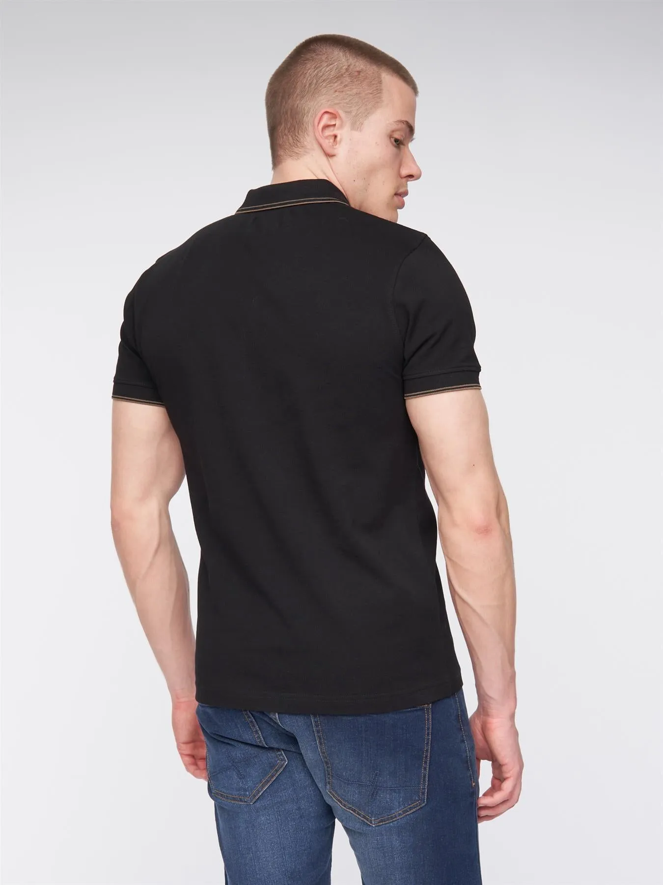 Mens Henflare Polo Black sold by Brand Corner product image thumbnail 3