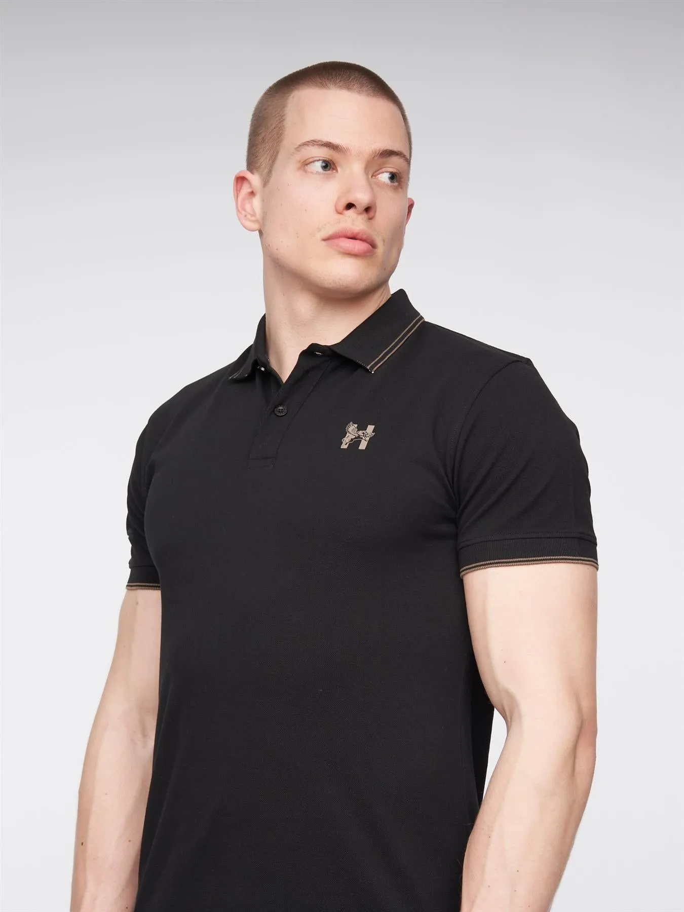 Mens Henflare Polo Black sold by Brand Corner product image thumbnail 5
