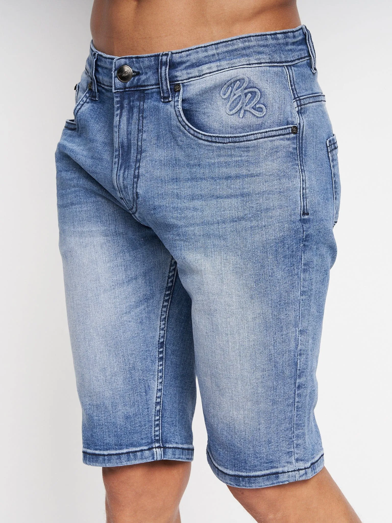 Maretto Denim Shorts Light Wash sold by Brand Corner