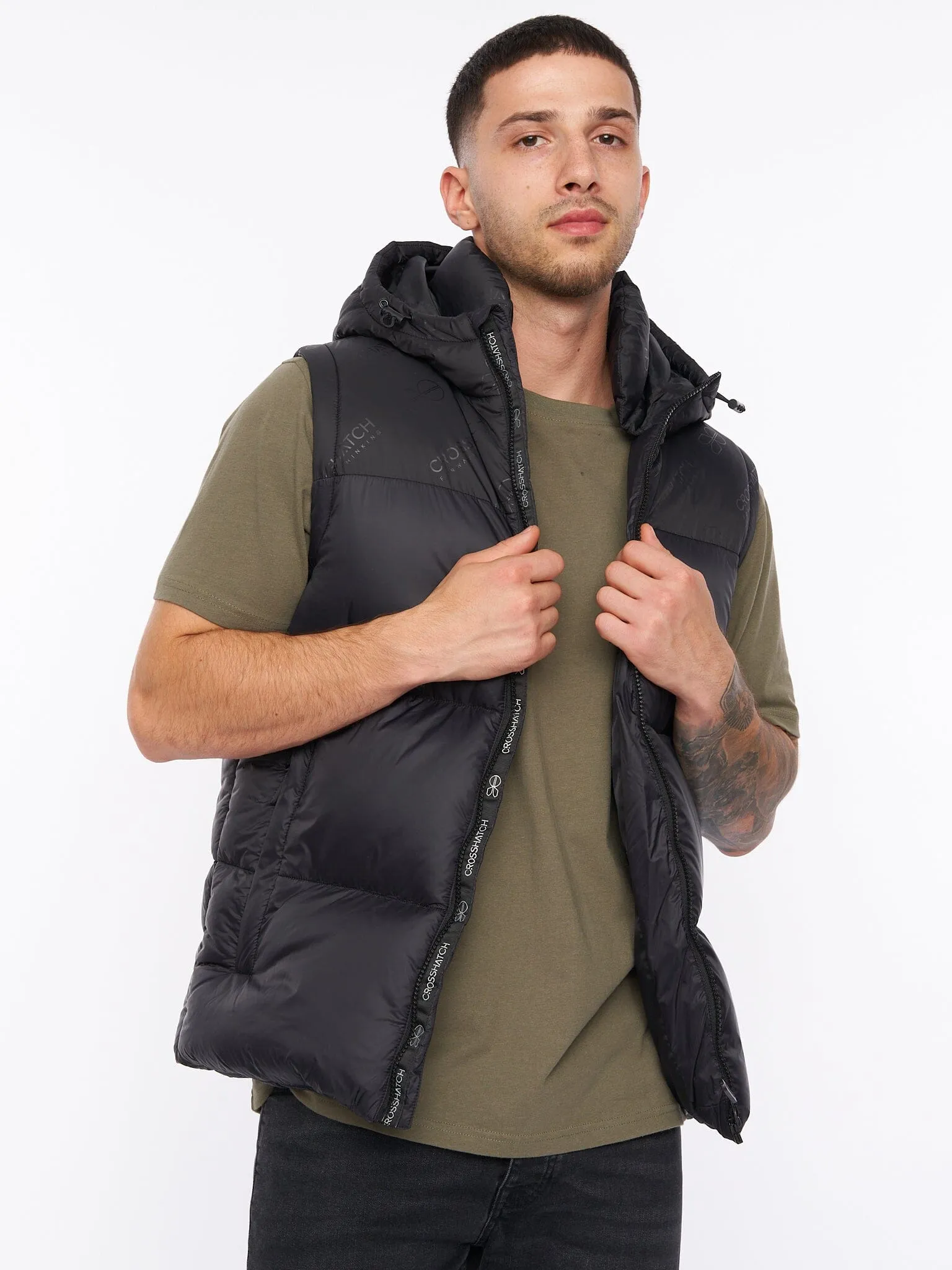 Chemerley Hooded Gilet Black sold by Brand Corner product image thumbnail 4