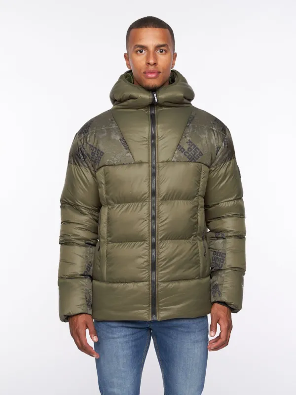 Ryebank Padded Jacket Olive Camo sold by Brand Corner