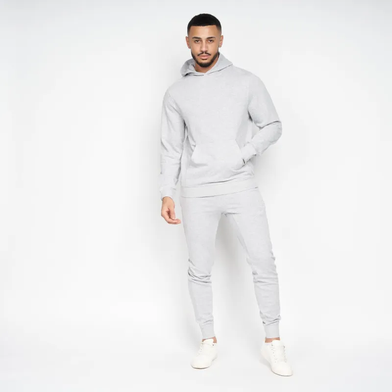 Mens Emmon Hoodie/Jogger Set Grey Marl sold by Brand Corner
