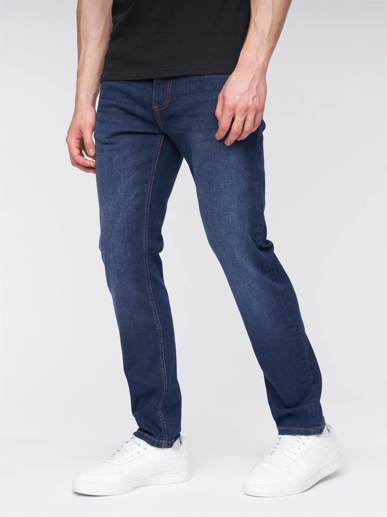 Mens Craze Comfort Fit Jeans Dark Wash sold by Brand Corner product image thumbnail 2