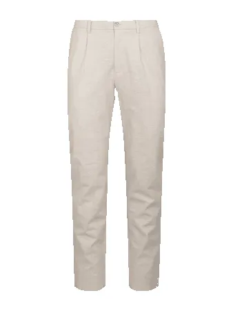 Elton linbukse - light sand sold by Brando