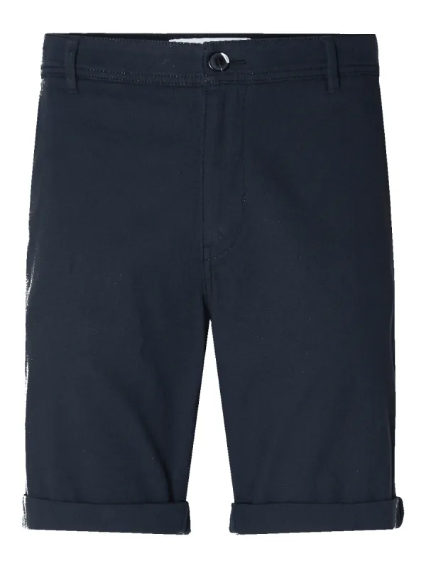 Slim luton flex shorts - dark sapphire sold by Brando