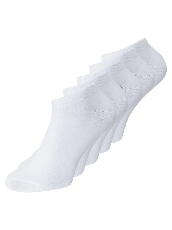 JACDONGO SOCKS 5 PACK NOOS - White sold by Brando
