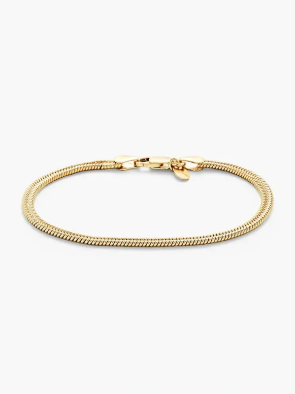Snake armbånd - gull sold by Brando