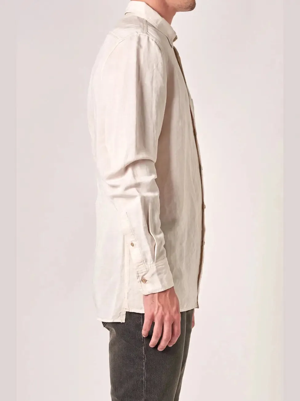 Curtis skjorte - washed stone sold by Brando product image thumbnail 2