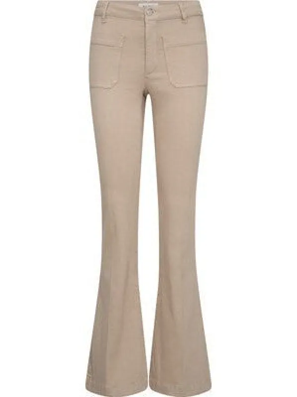 Ann charlotte jeans - stone beige sold by Brando