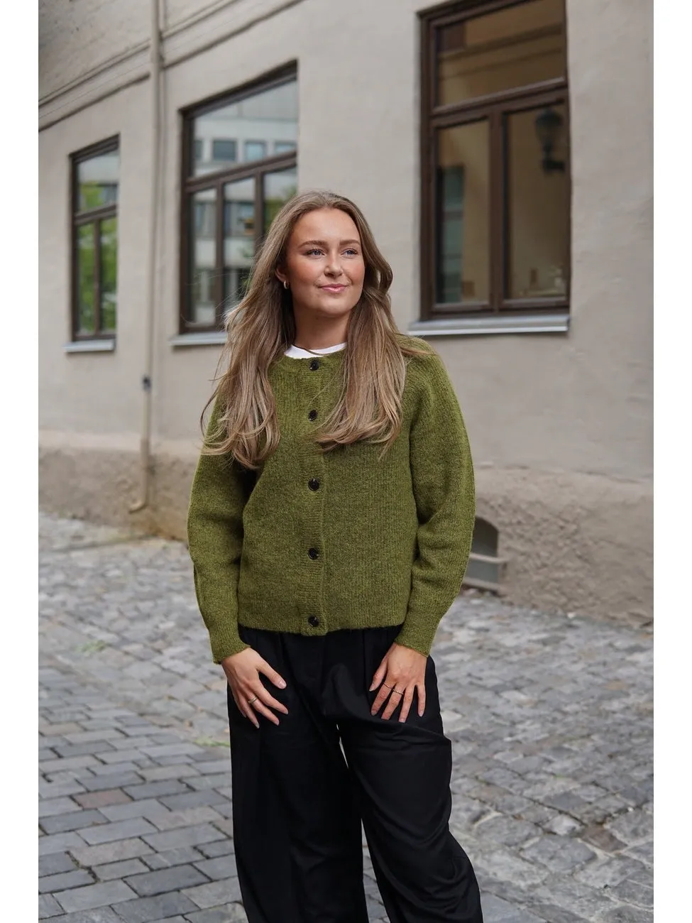 Lulu knit cardigan - Cardamom Seed sold by Brando product image thumbnail 4